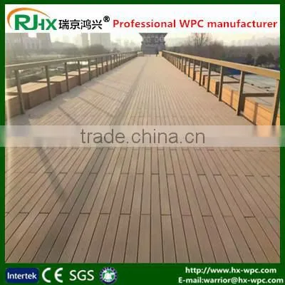 Grooved Deck Board for Black Plastic Composite Deck Board With High Quality Plastic Composite Decking Floor photo-5
