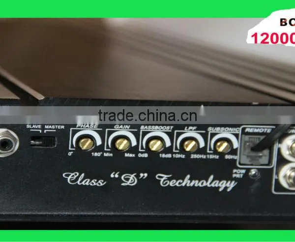 Car Speaker Amplifier 1 Way Digital Professional Type D in Car/barge/ Houseboat photo-3