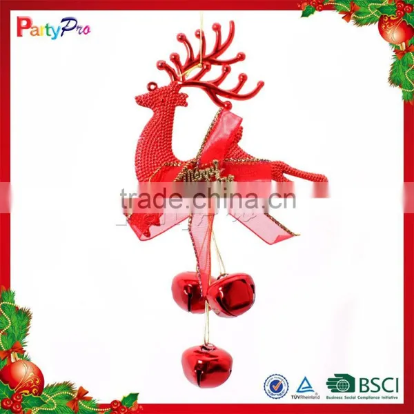 2015 Hot Sale Popular New Product Small Plastic Reindeer Christmas Bell Decoration photo-2
