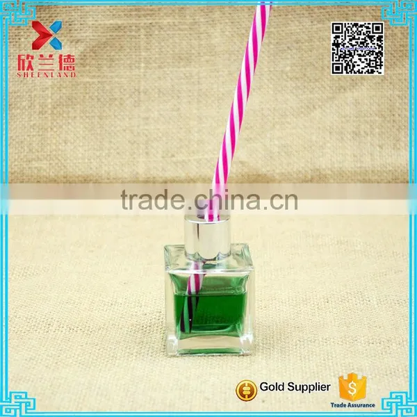 Wholesale 55ml Square Glass Aroma Diffuser Bottle With Screw Cap photo-6