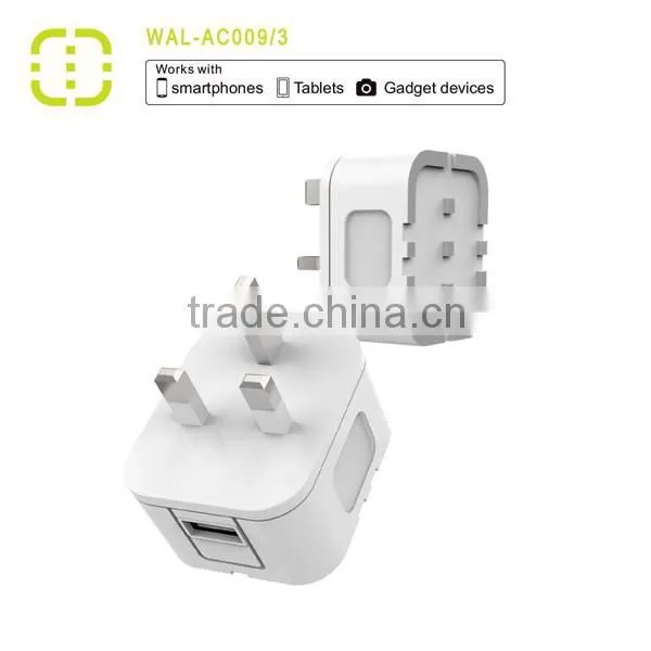 Walnut Brand MFI Standard Single UK Travel Charger photo-3
