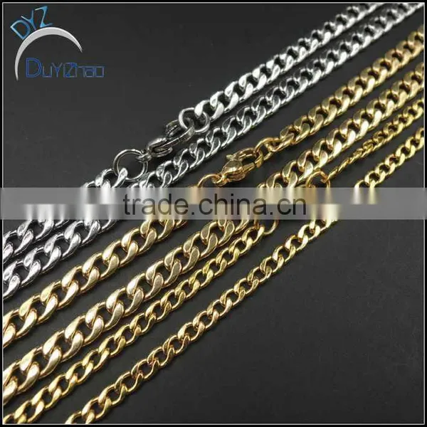 Cuban Chain Necklace Stainless Steel Necklace Jewelry