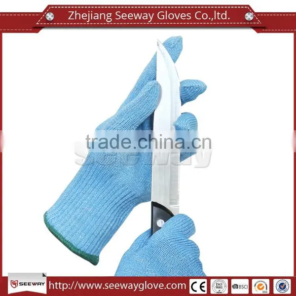 SEEWAY Gloves for Meat Cutting Blue Butcher Gloves for Pig Farm photo-2