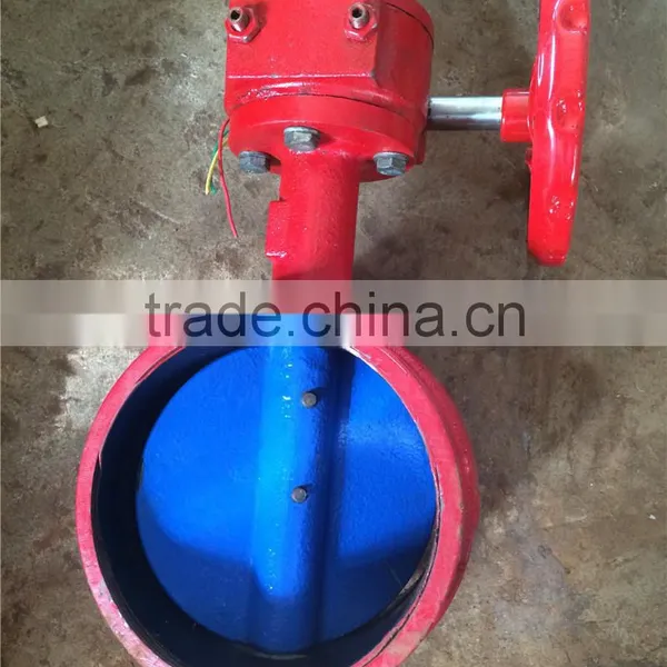 Motorized Hard Seal Fire Signal Butterfly Valve photo-6