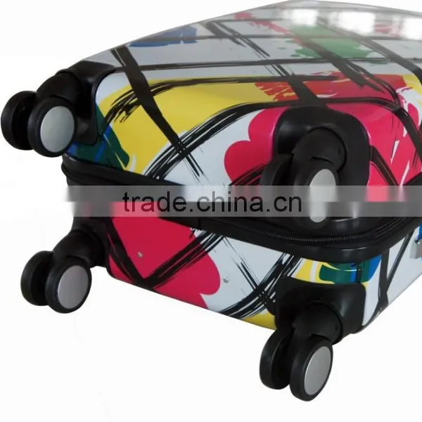 ABS Protective Cover Luggage With Removable Wheels For Teenage Trolley Luggage photo-4