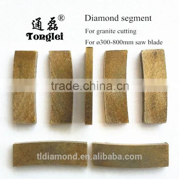 High Speed DIA300~800mm Diamond Segment for Cutting Granite