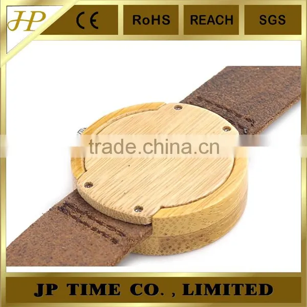 2016 Newest Bamboo Wooden Watch 2016 With Cloth Dial Face Quartz Watches photo-3
