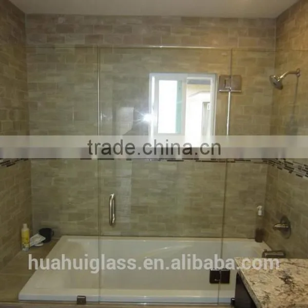 Flat Glass Frameless Pivot Folding Shower Door photo-4