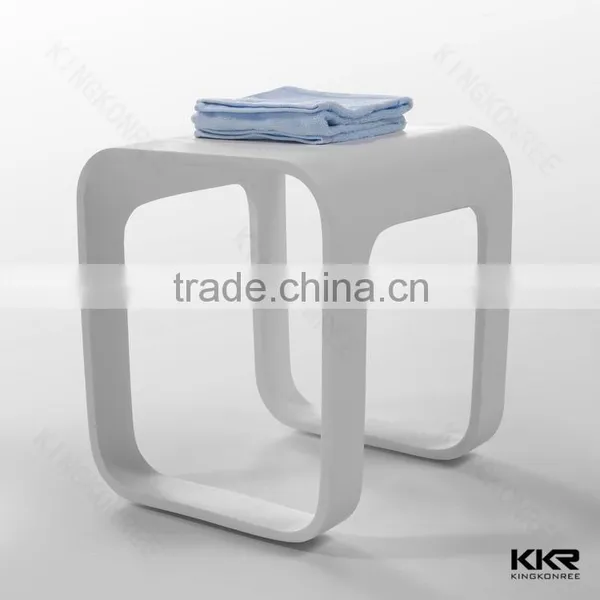 Acrylic Stone Bar Stool Resin Stone Stool photo-4