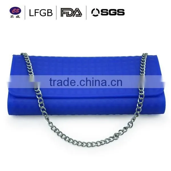 Hot Sale Highly Popular Blue Fashion Silicone Shopping Bag photo-5