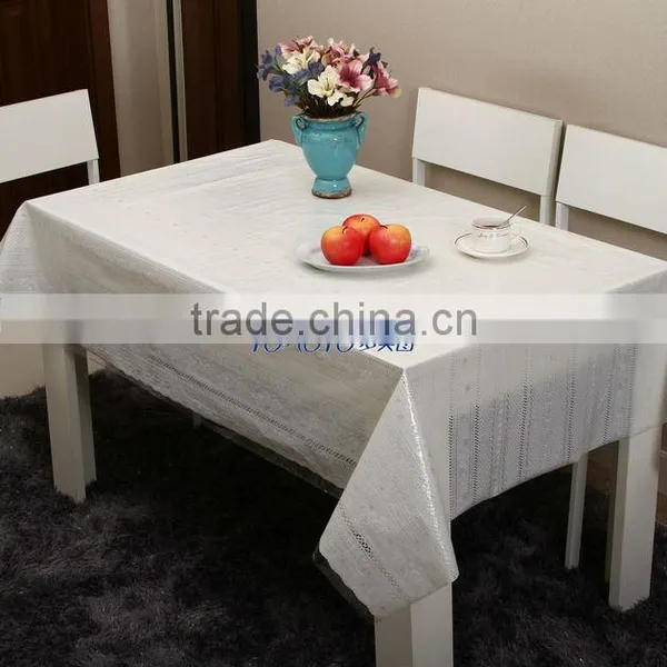 The New Tablecloth Lace Tablecloth Borders PVC Wrinkling Sparkling photo-4
