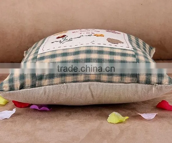 Personality Cartoon Embroidered Cushion Cover Sofa Chair Head Pillow photo-5