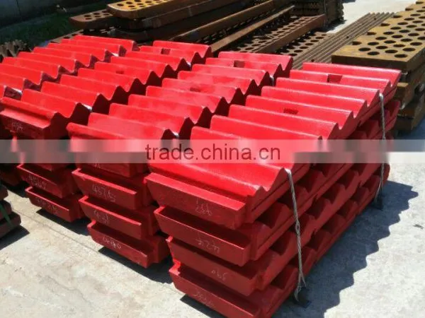 High Manganese Wearing Jaw Plate