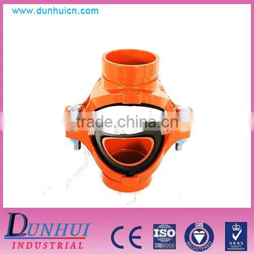 Ductile Iron Grooved Pipe Fittings of Grooved Mechanical Cross