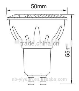 2016 High Quality Ceramic COB GU10 Spotlight LED 7W MR16 ul Dimmable Cob Gu10 Led Spotlight 7w Mr16 photo-2