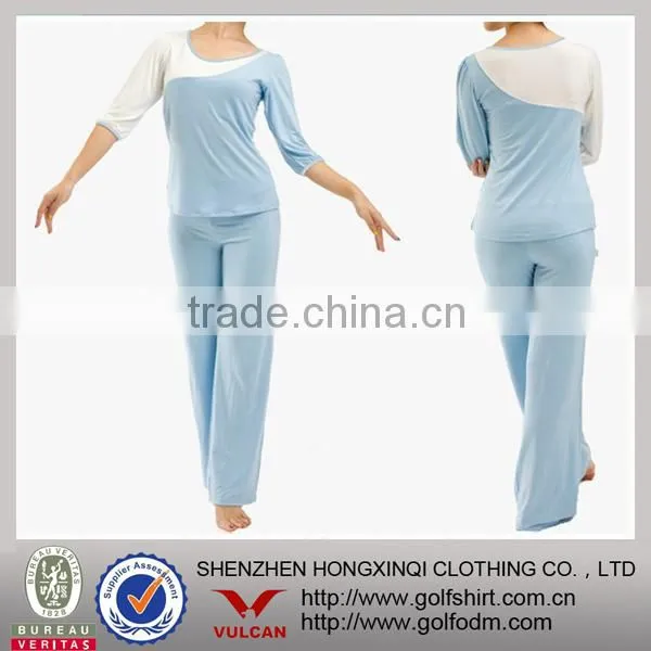Bamboo Fiber Elegant Ladies Sportwear Fintess Yoga Wear photo-2