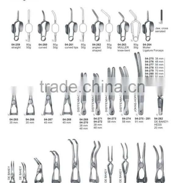 Clinical Micro Acland Clamps, Muller Vessel Clips, Vein Clip, Artery Clip, Brian Instrument. photo-5
