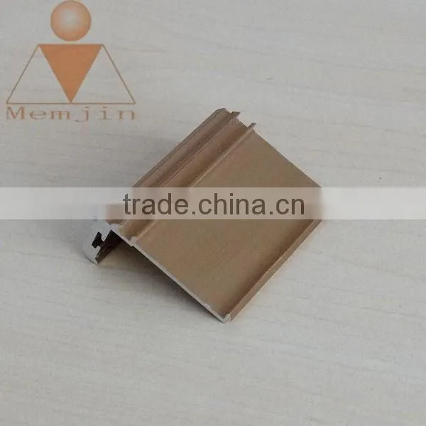 OEM Service!!! Aluminum Alloy Profile,casement Window Aluminium Profile in Gold Color