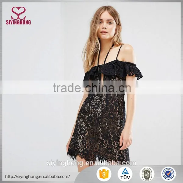 2016 Fashion Sexy off Shoulder Women Lady Mini Dresses