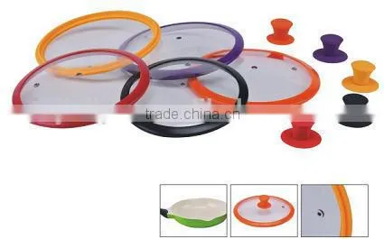 Silicone Glass Lid For Cookwares