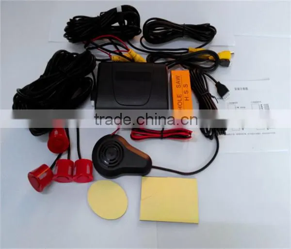 4 Sensors System 12V Car LED Display Parking Reverse Backup Radar Kit + Retail Box photo-6