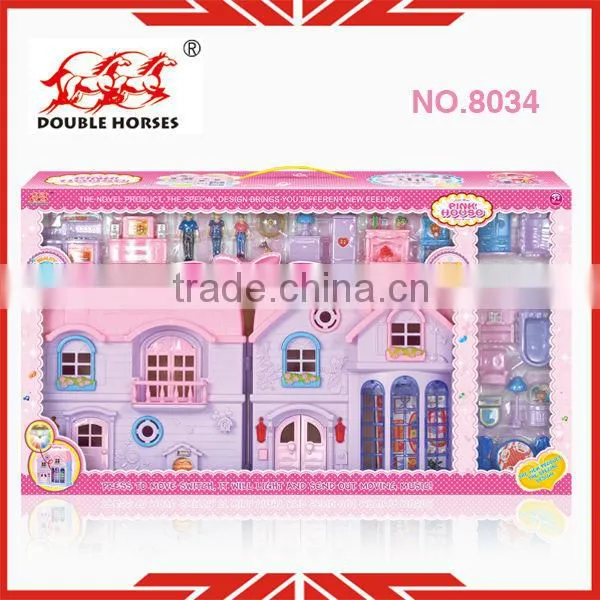 Music Villa Play Set 8034 With Doorbell , Light and Pendant Lamp