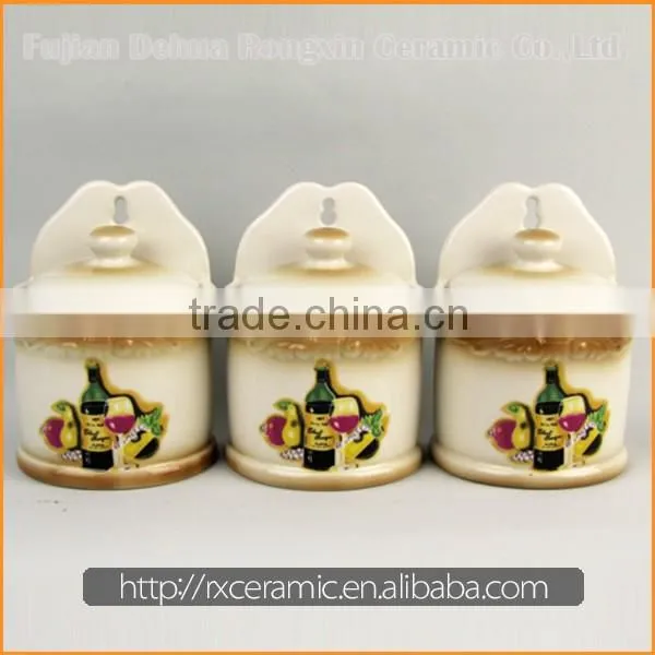 Professional Manufacturer Wholesale Pottery Condiment Set photo-4