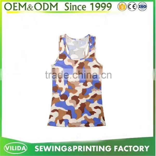 Mens Cheap Dry Fit Sublimation Bulk Loose Tank Tops OEM