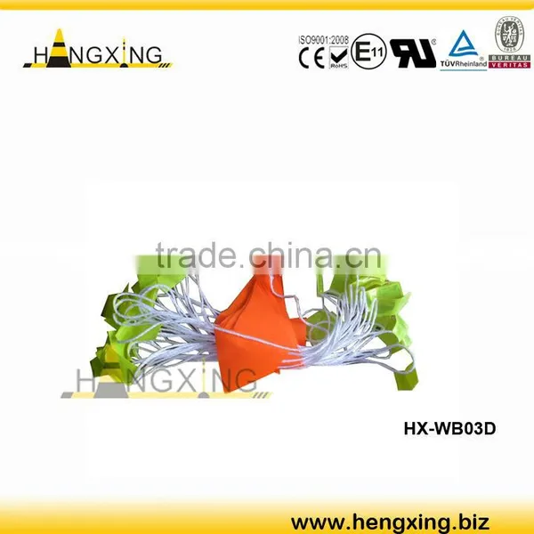 WB03C Outdoor Advertising Fluorescence Color Warning Flag Safety Band photo-4
