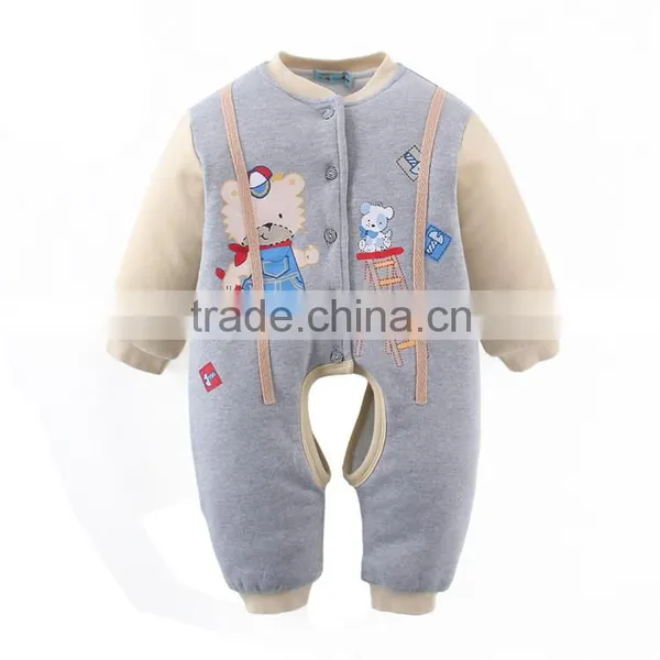 Warm Baby Rompers Pink Blue Yellow Newborn Turkey Wholesale Children Clothes photo-2