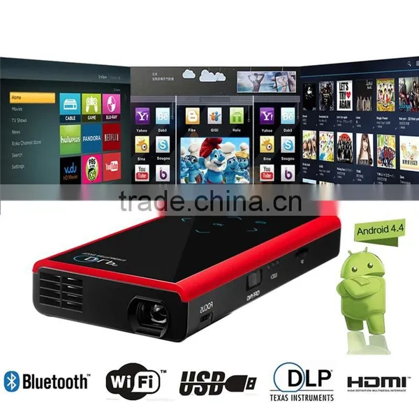 High Quality E06S 1g4g Android 4.2.2 OS Mini Wifi Dlp-projector LED Pocket Mini Micro Portable photo-5