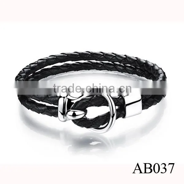 Classic Bracelet Jewelry For Men /Bio Magnetic Leather Bracelet Price photo-5