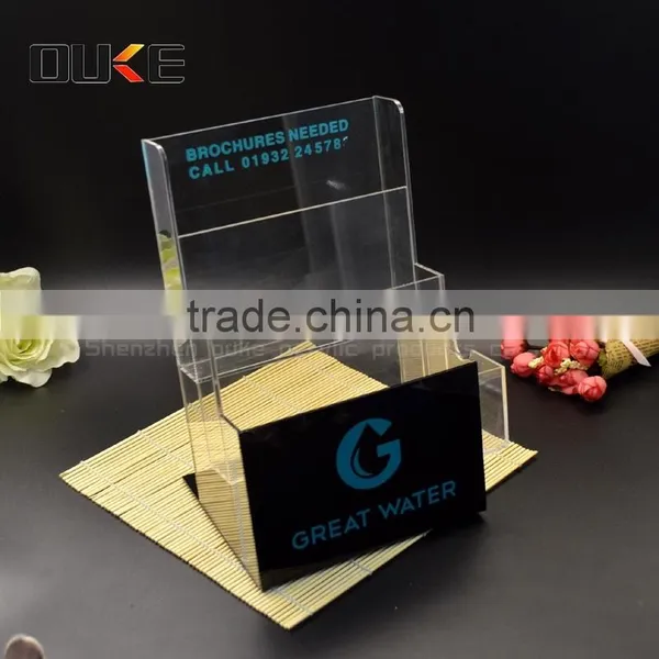 Good Quality Best Selling Clear Acrylic Brochure Holder photo-3