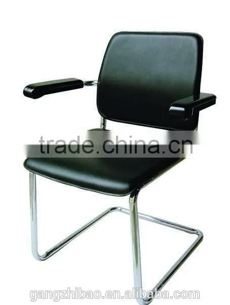 Simple Oak Wood Metal Stackable Pvc Chair AH-43 photo-2