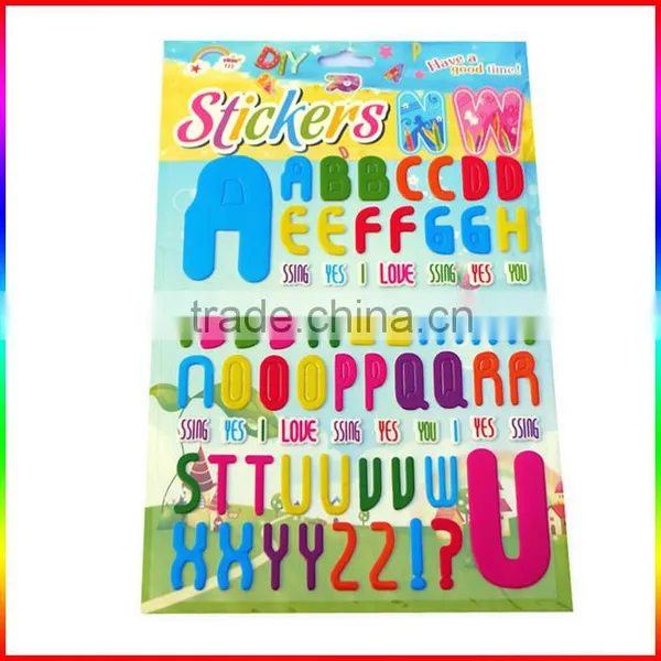 Number and Letter Puffy Stickers for Kids Learning photo-2