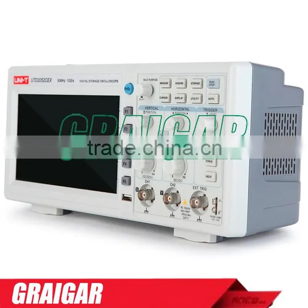 Digital Storage Oscilloscope 50MHz 2Ch 7'' TFT LCD USB AC100-240V UTD2052CEX photo-3