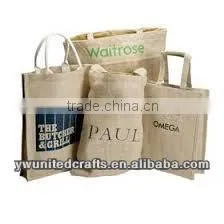Printed Custom Made Shopping Bags Jute Bag