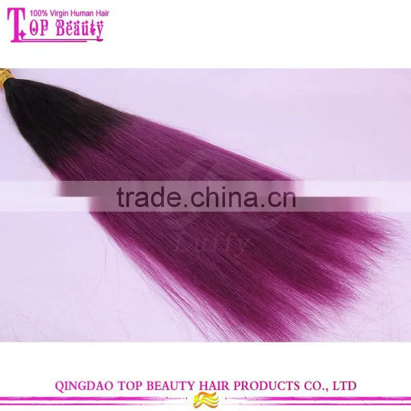 Cool Ombre Two Toned I Tip Hair Extensions Manufacturers Wholesale photo-2