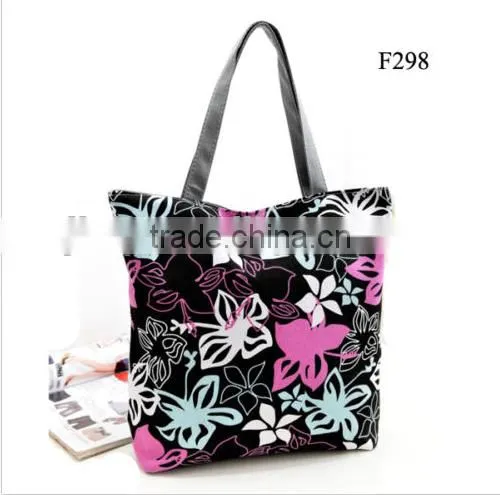 New Women Ladies Day Canvas Summer Beach Tote Shopping Bag Handbag photo-3