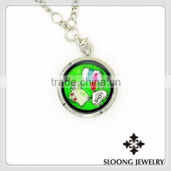Fashion Charm Boy and Girl Living Heart Pendant Necklace photo-4