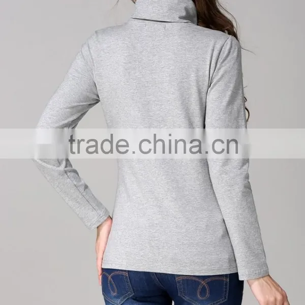 Autumn and Winter Turtleneck Nursing Tops for Pregnant Women photo-5