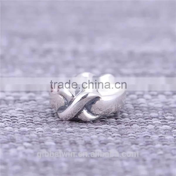 Promotion Bowknot 925 Sterling Silver Bead Wholesale Vintage Solid Tube Bead Fashion Jewelry 2016 Spacer Beads For Woman photo-5