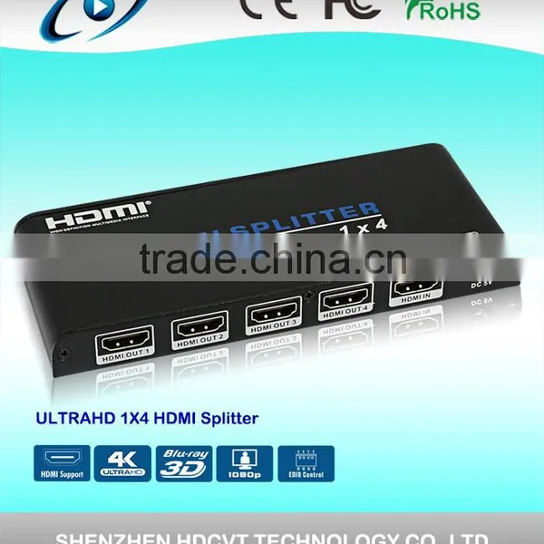 Ultra High Speed HDMI Splitter 1x4, 4K*2k, Professional photo-2