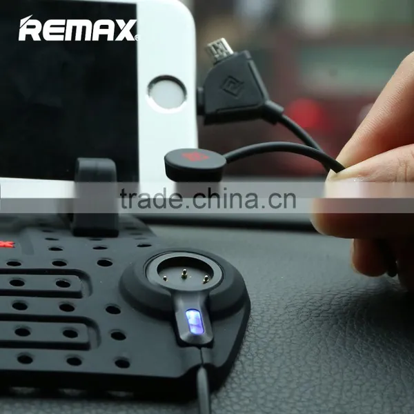 REMAX RM-CS101 Phone Holder Car With 2 in 1 Cable photo-4