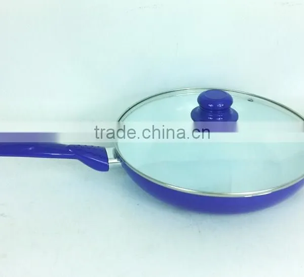 8pcs Purple Aluminum Cooking Pot Set Non-stick Cooking Pot With Glass Lid Cookware Set photo-3