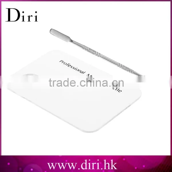 Professional Stainless Steel Cosmetic Makeup Mixing Palette With Spatula photo-3