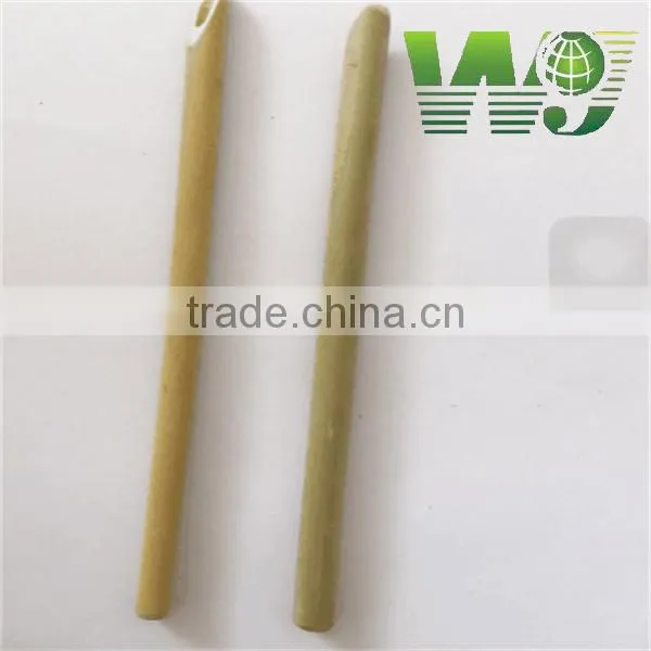 WY-175 Wholesale Natural Clean 18cm Length Bamboo Drinking Straw photo-2