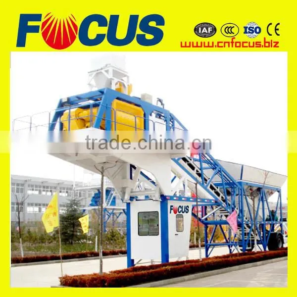 High Efficiency Low Energy Portable Mobile Concrete Batching Plant YHZS50/60 photo-5