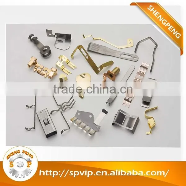 Competitively Priced Multi-Slides Press Metal Stamping Parts for Clips, Flat Springs, Battery Contacts photo-3