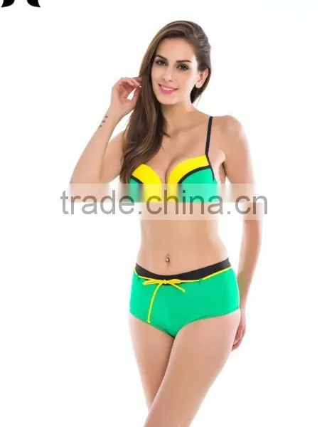 Summer Sexy Sweet Girl High Waist Swim Wear photo-2